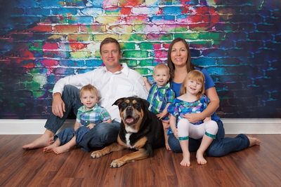 Pet portraits Jacksonville Fl, Dog family