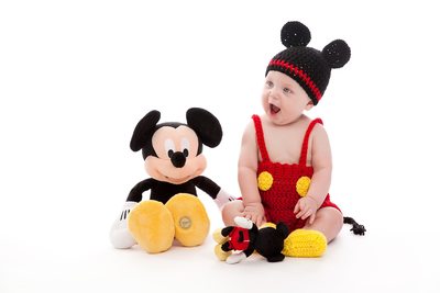 Newborn Baby With Mickey Mouse Photo Shoot JAX 