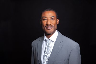 Elegant corporate headshot for African American male