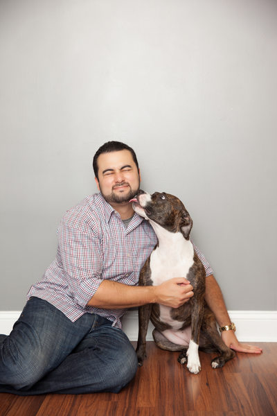 Dad & Doggy Photo Shoot Christy Whitehead Photography 