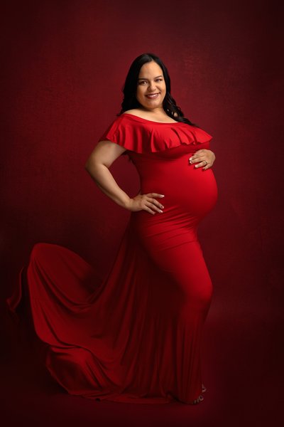 Pregnancy photos in studio, Jacksonville