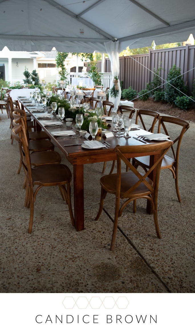 The Fairhope Inn Wedding Courtyard