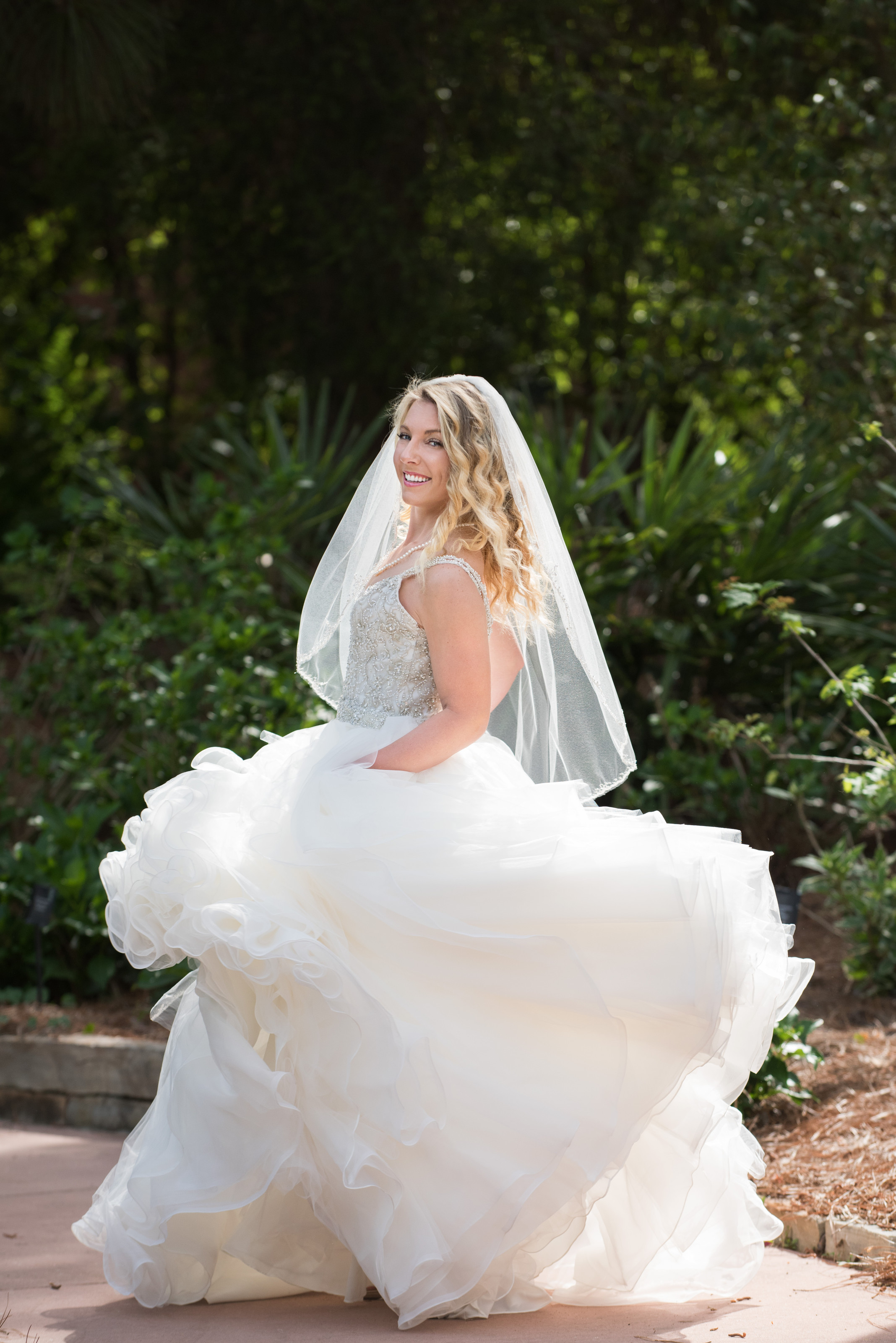 Mobile Alabama Botanical Garden Wedding Photographer