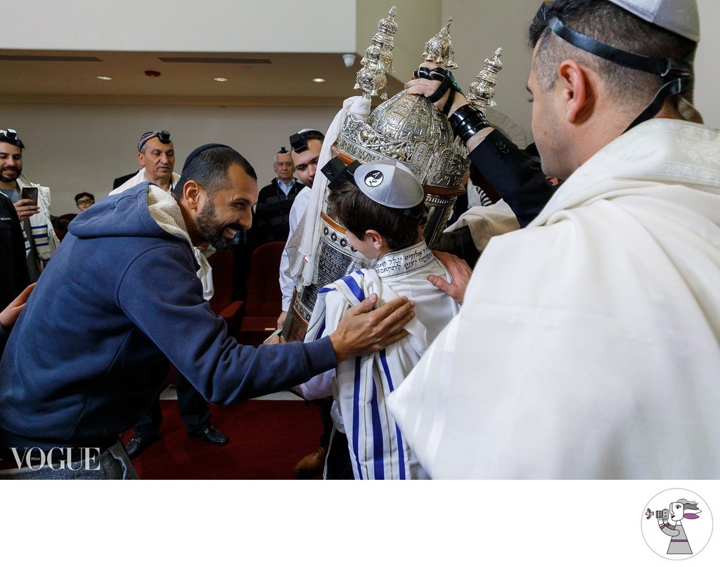 Bar Mitzvah Ceremony in Synagogue