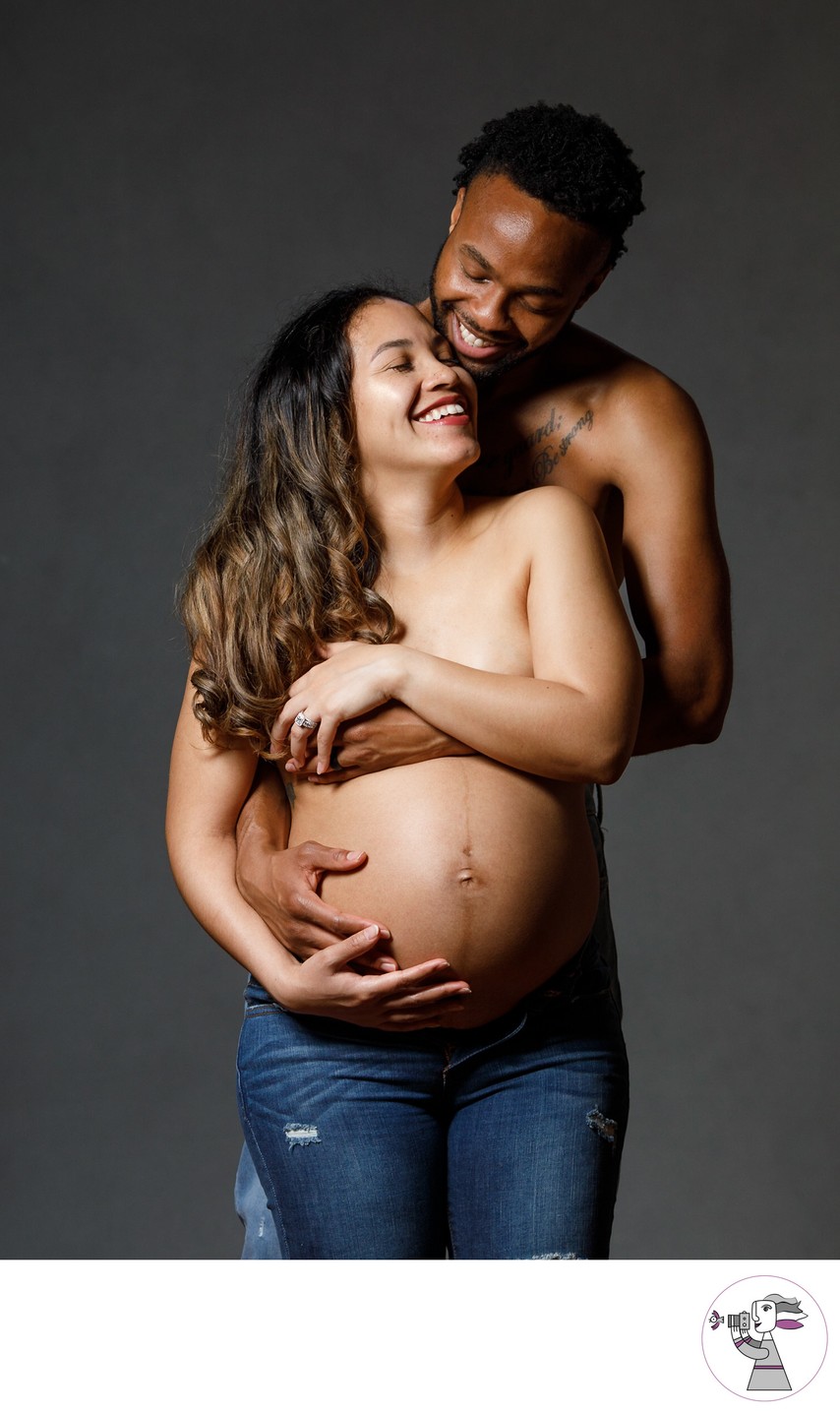 Portrait of Happy Parents Waiting for Baby