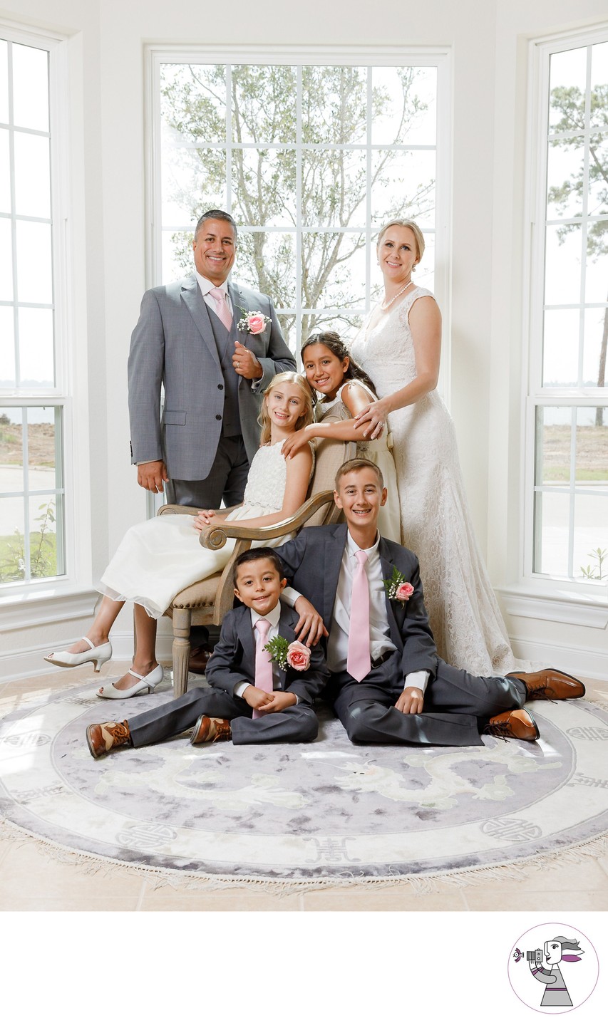 Wedding family portrait