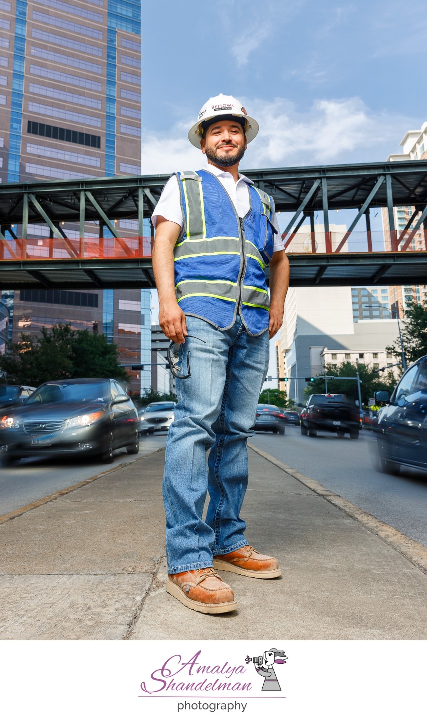 Professional Portrait of a Construction Company Executive