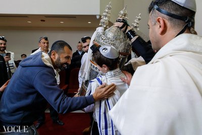 Bar Mitzvah Ceremony in Synagogue