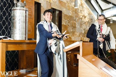 Bar Mitzvah Ceremony in a Houston Synagogue