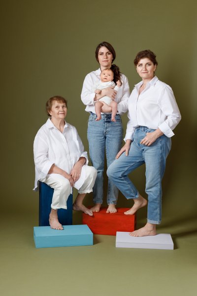 Daughter, Mom, and Grand Mom portrait