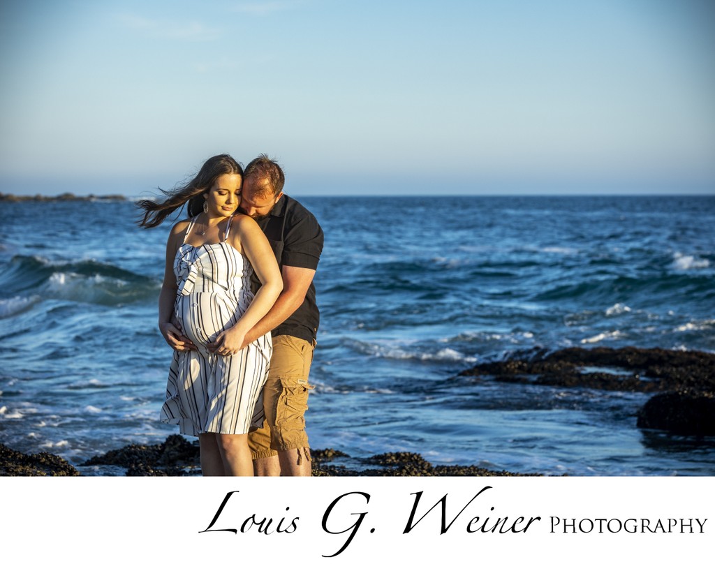 Maternity session Laguna Beach, Louis Weiner Photography