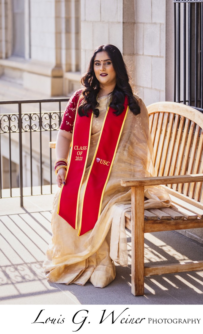 Trojan Graduate Portraits by Louis G Weiner Photography