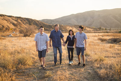 Fall Family portraits in Redlnads California