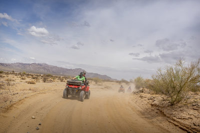ATV action photo at Corporate retreat photography day