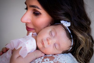 Mother with her sweet baby girl, Portrait session Redlands CA