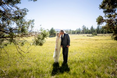 Wedding session in Big Bear lake CA