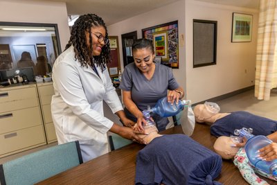 McKallen Medical Nurse training, CPR Practice