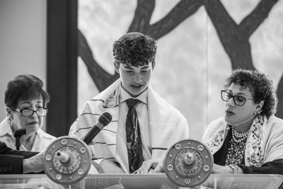 Reading the Torah, Bar Mitzvah at CONGREGATION EMANU EL