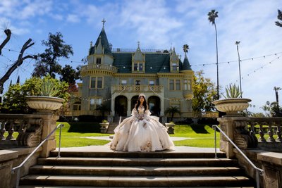 Kimberly Crest Mansion Quinceanera Photographer