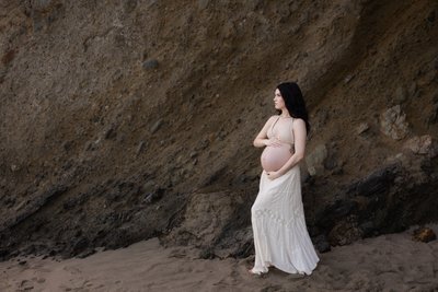 Maternity Photography at Laguna Victoria Beach