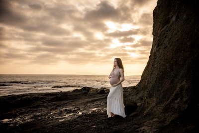 Maternity Portraits in Laguna Beach