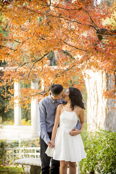 Engagement session at Kimberly Crest and old town Redlands