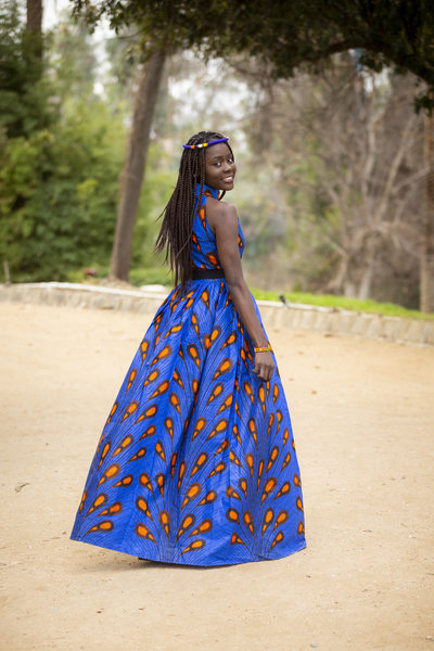 Kenyan Fashion photographed in Redlands, California