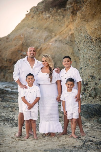 Laguna Beach family portrait Summer session