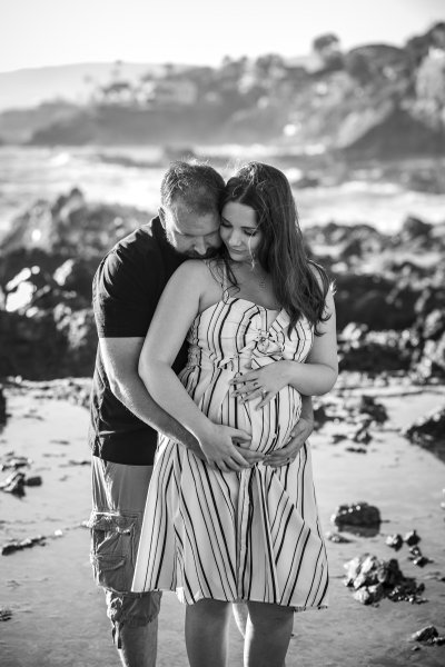 Laguna Beach Maternity, Louis G Weiner Photography