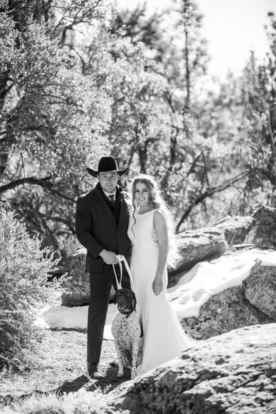 Cowboy family wedding, Gold Mountain Manor, Big Bear, CA