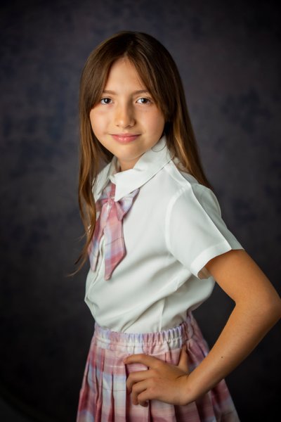 Child Headshots for young girl, by Louis G Weiner Photography