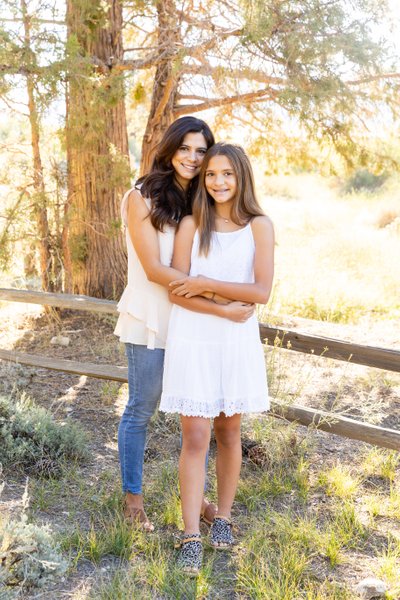 Mother and Daughter Portraits in Big Bear, CA