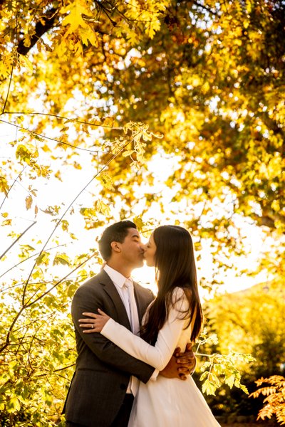 Fall in California with a newly married couple 