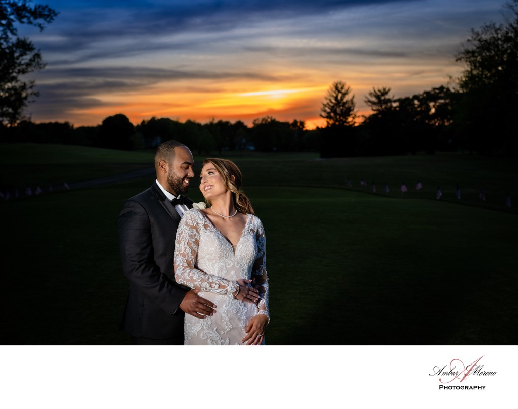 Sunset at Bogeys-Sharing a playful moment