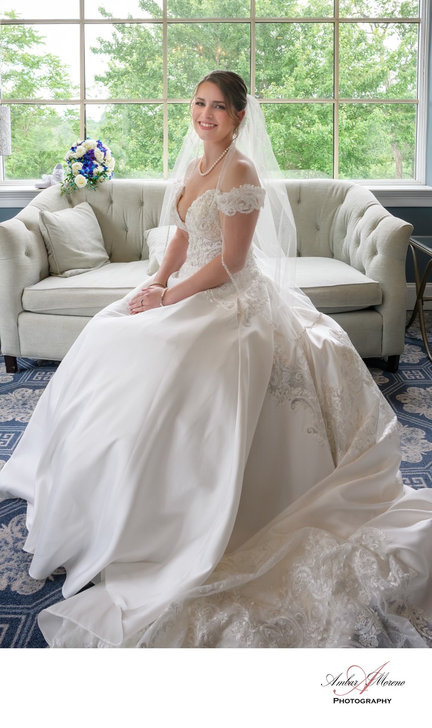 Seated portrait of Bride