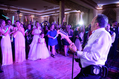 Luciens Manor Wedding - Groom Singing to Bride