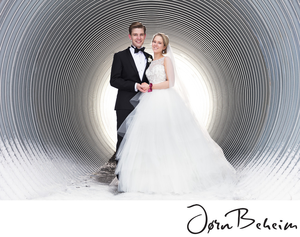 Tunnel of love - Bryllupsfotograf Jørn Beheim