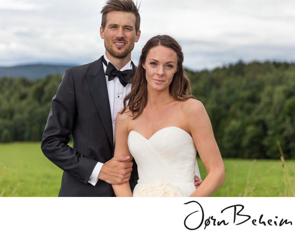 Bryllupsbilder i Skoger, Drammen. Fotograf Jørn Beheim