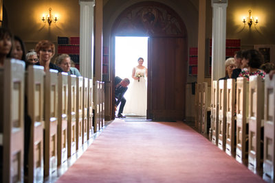 Bryllupsbilder i Sandefjord Kirke, Bryllupsfotograf 