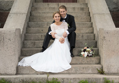 Bryllupsfotograf på Slottsfjell, Tønsberg
