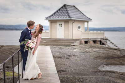 Bryllupsfotografering på Fornebu, Rolfsbukta