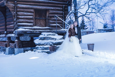 Bryllupsfotograf på Lysebu i Holmenkollen - se bilder