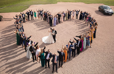 Bryllup på Svensefjøset i Lier. Fotograf Jørn Beheim