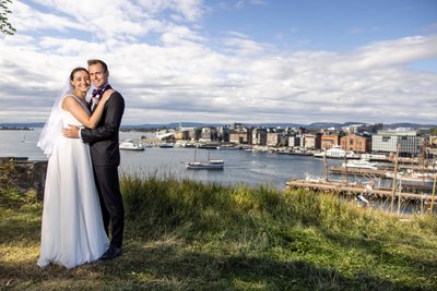 Bryllup med utsikt over Oslo