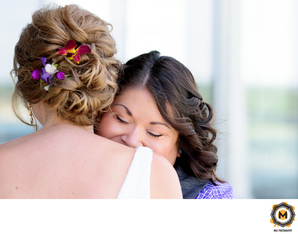 Intimate Moment Between Two Brides at Lakeway Resort