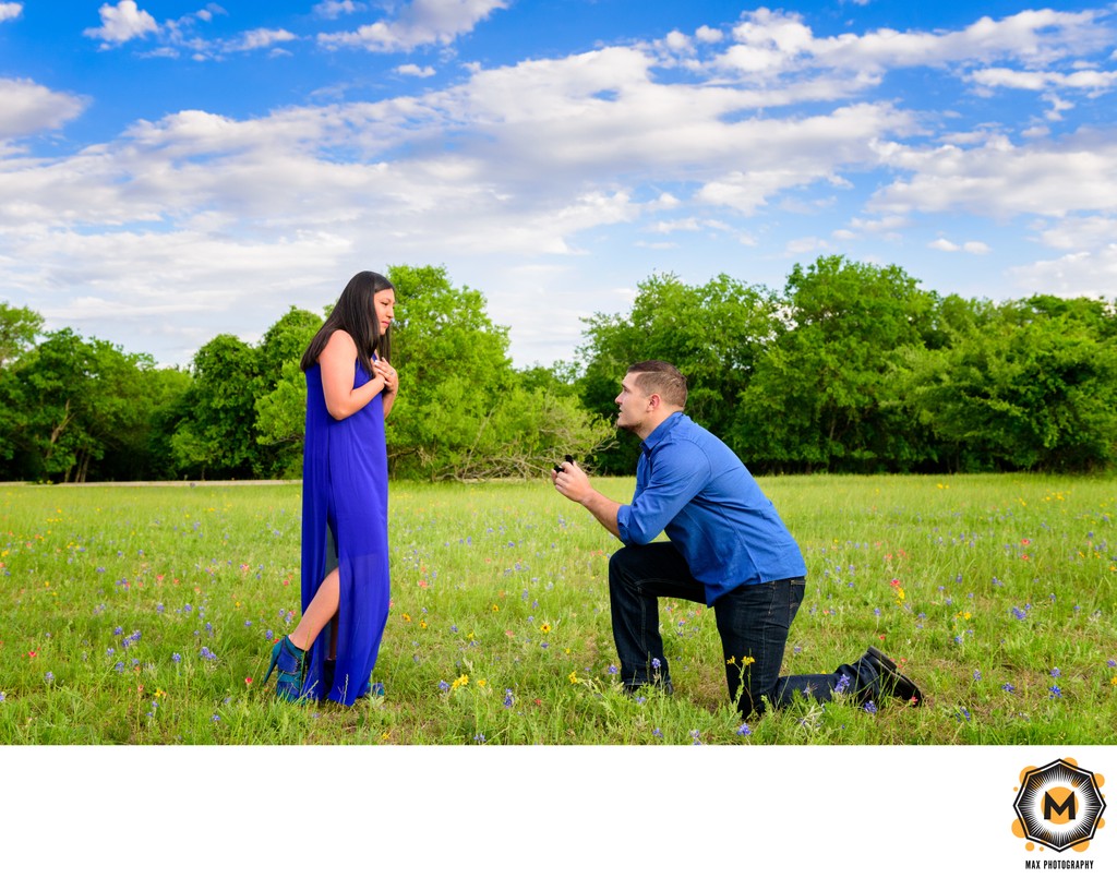 McKinney Falls State Park Marriage Proposal