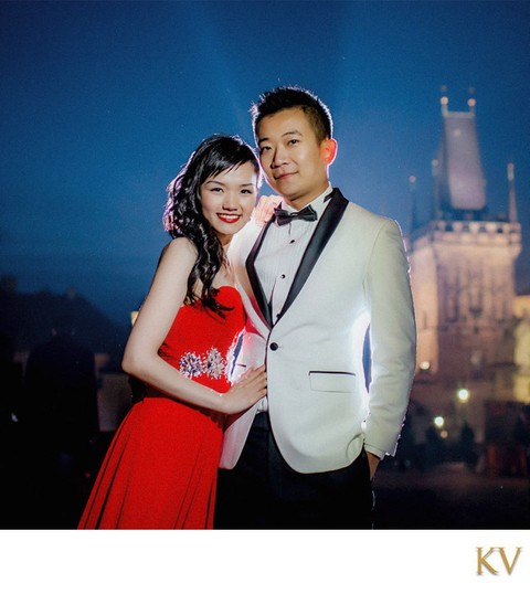 Sexy Hong Kong couple in Prague