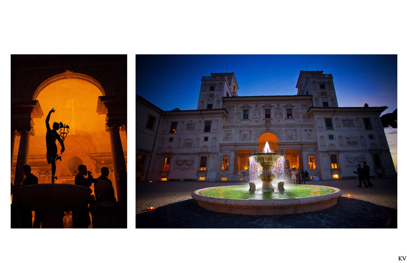 Villa Medici Luxury wedding photographer