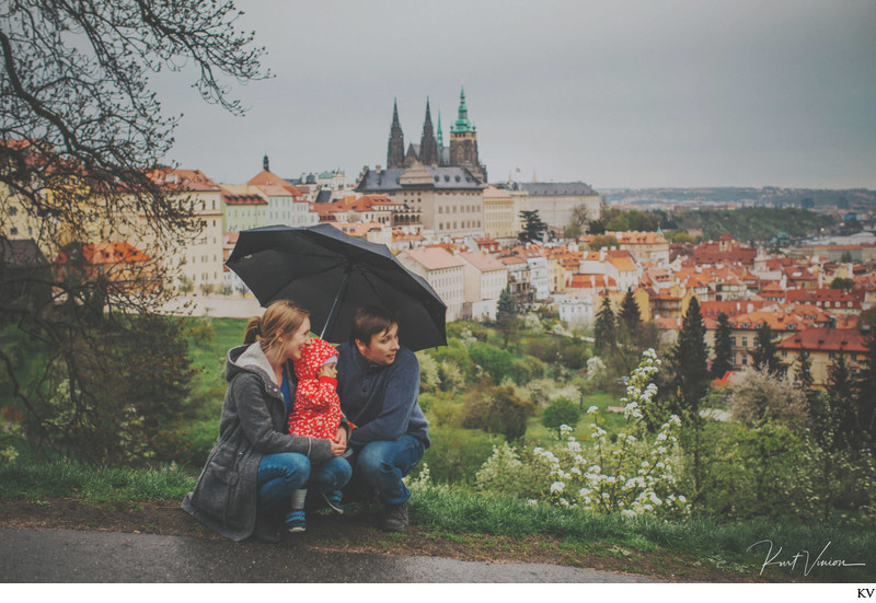 Family portrait in Petrin