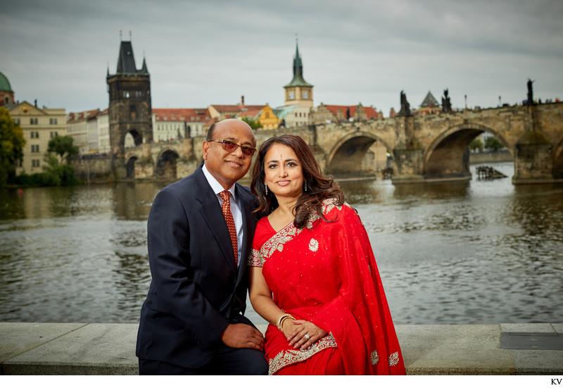 The proud parents celebrating 25-years of marriage